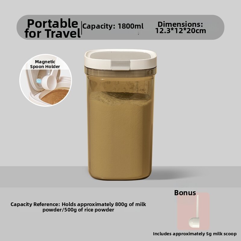 Ankou | Portable Milk Powder Storage Container Airtight Dispenser Box