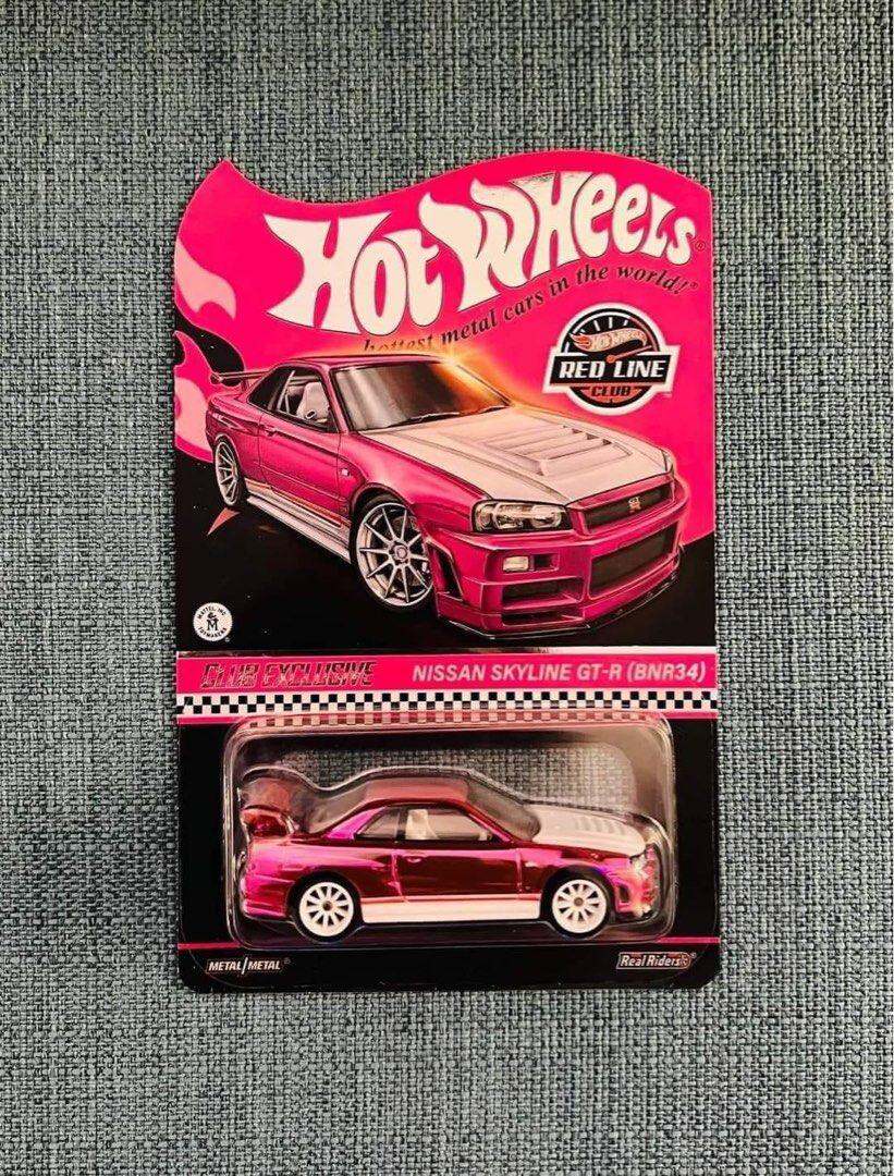 Hot Wheels Nissan Skyline GT-R R34 Convention Pink Party RLC 2023 | Lazada