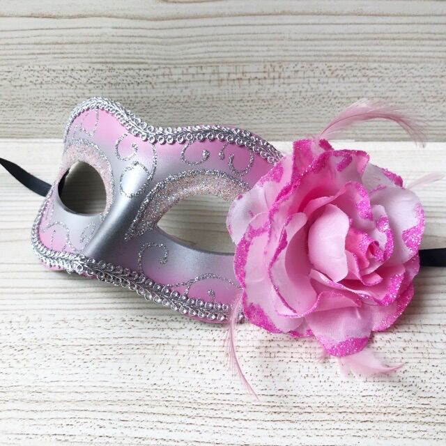 Masquerade Flower Mask. Beautiful Floral Party Mask | Lazada