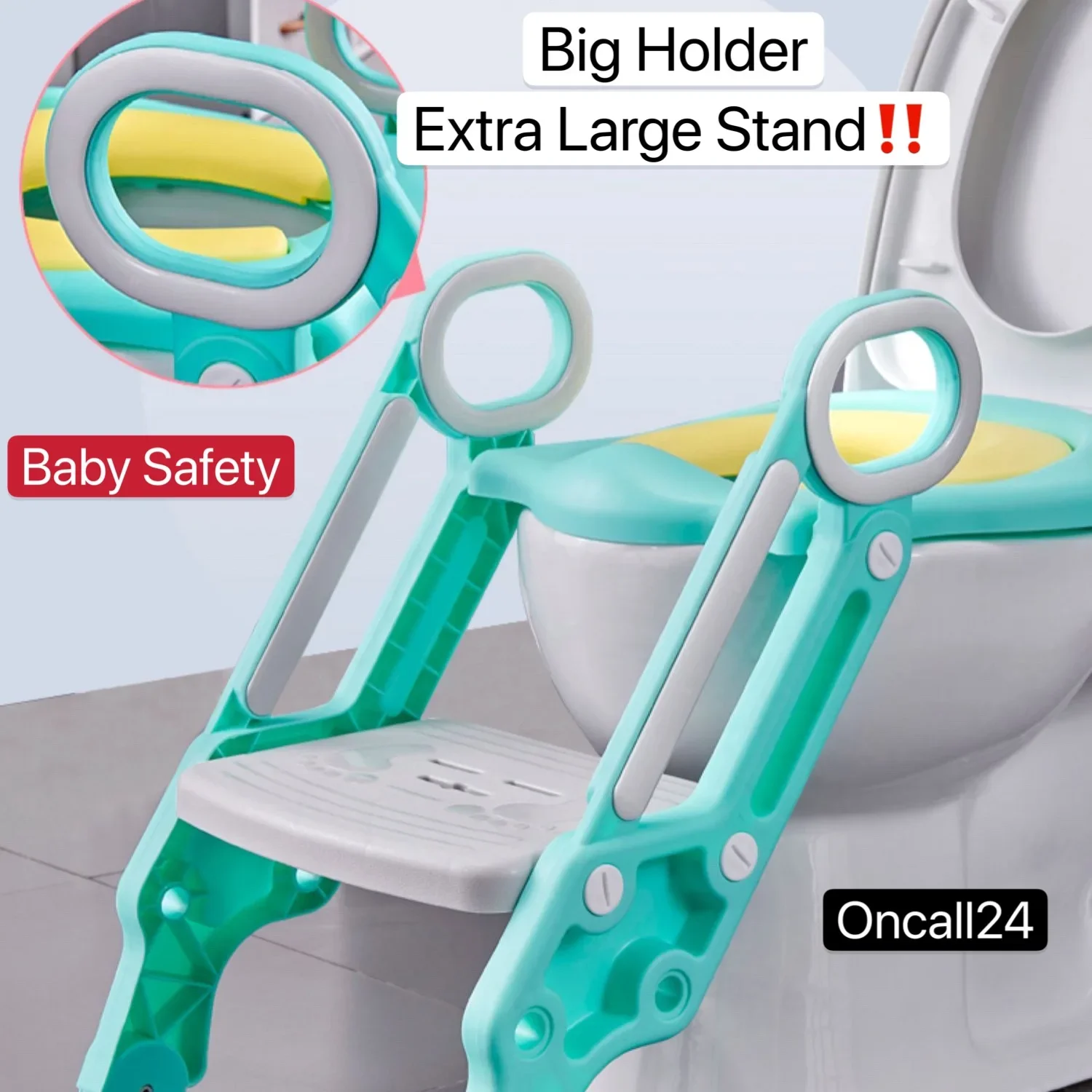 Infant Folding Potty Chair Training Toilet Bowl Baby Seat Child Safety