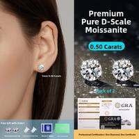 DAISY DREAM | Moissanite Sleeping-Free Ear Stud