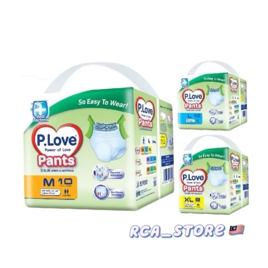 P. Love Adult Diapers Pants (M10 / L10 / XL8)
