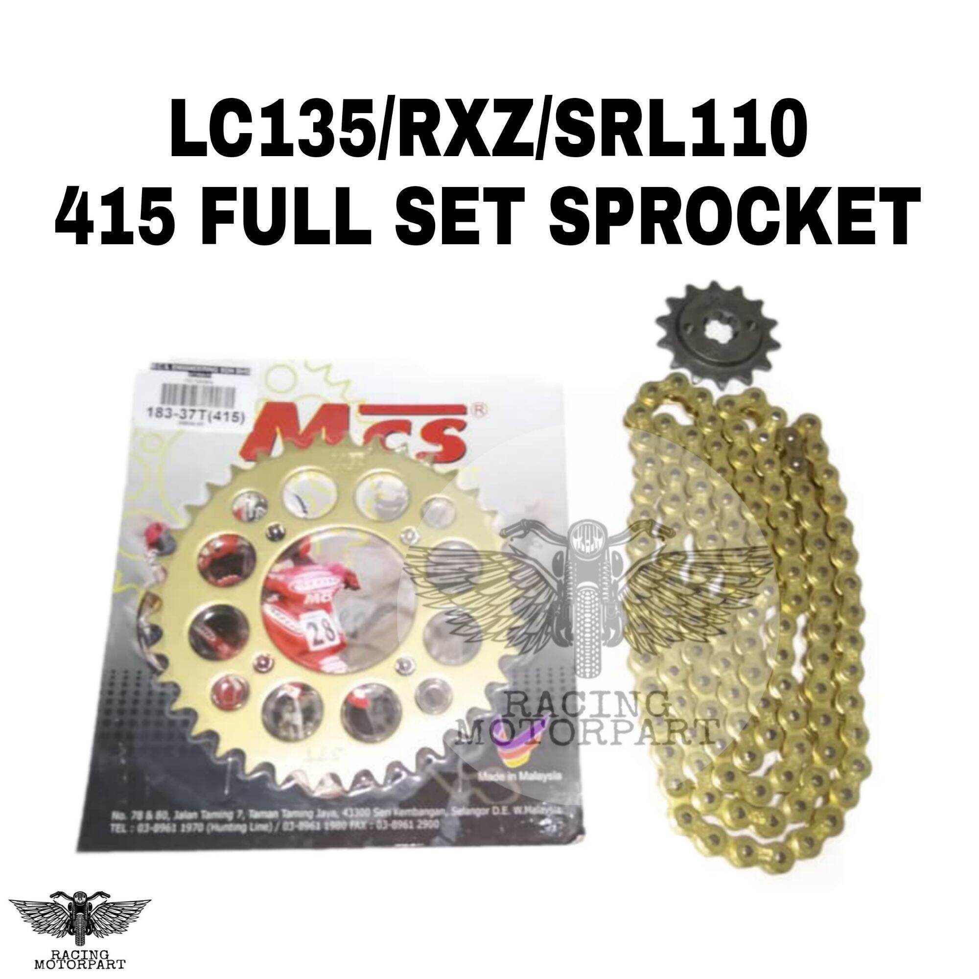 Yamaha rxz chain sale sprocket