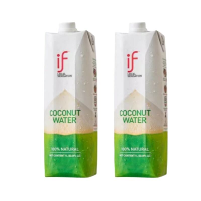 If Coconut Water 1l Thailand Imported NFC with Electrolyte Green