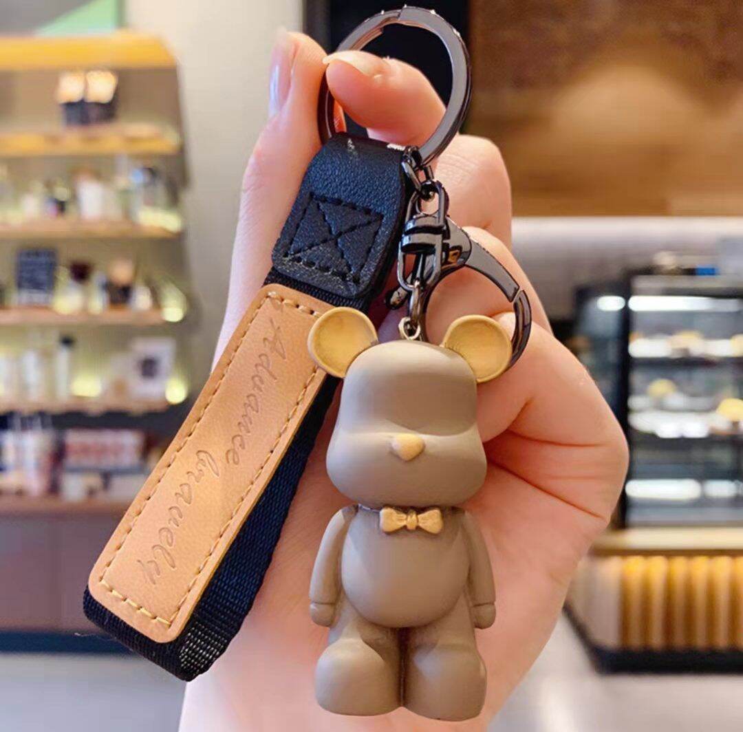 Bearbrick Keychain Key Ring Figure Pendant Toy Supreme Bear Gift