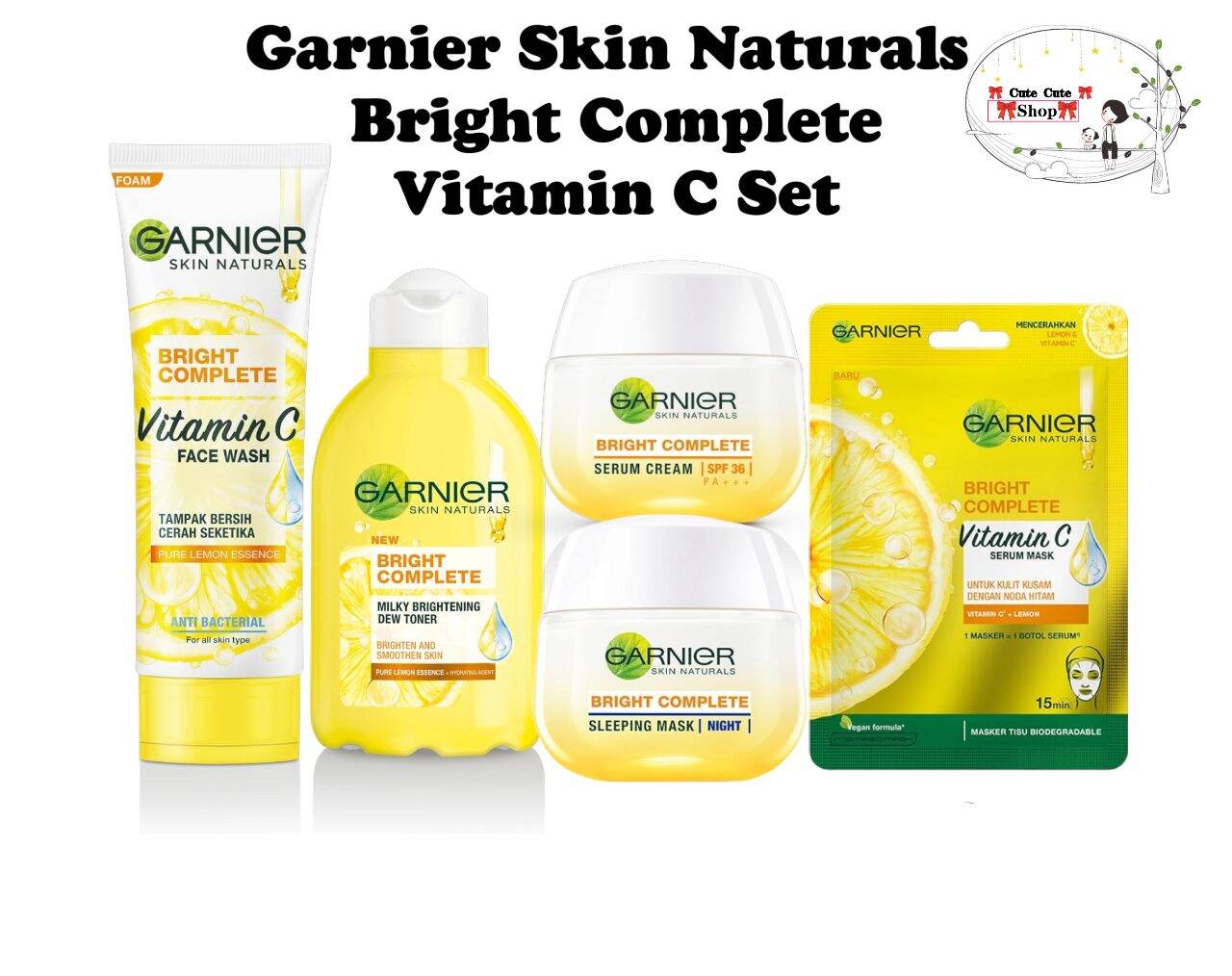 Garnier Light Complete Skin Naturals Whitening Set Garnier