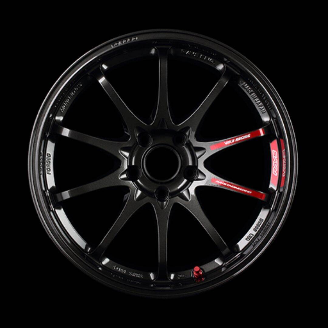 12 Adesivi JDM Rays Engineering Volk Racing CE28SL Rossi - Decalcomanie Per Cerchi