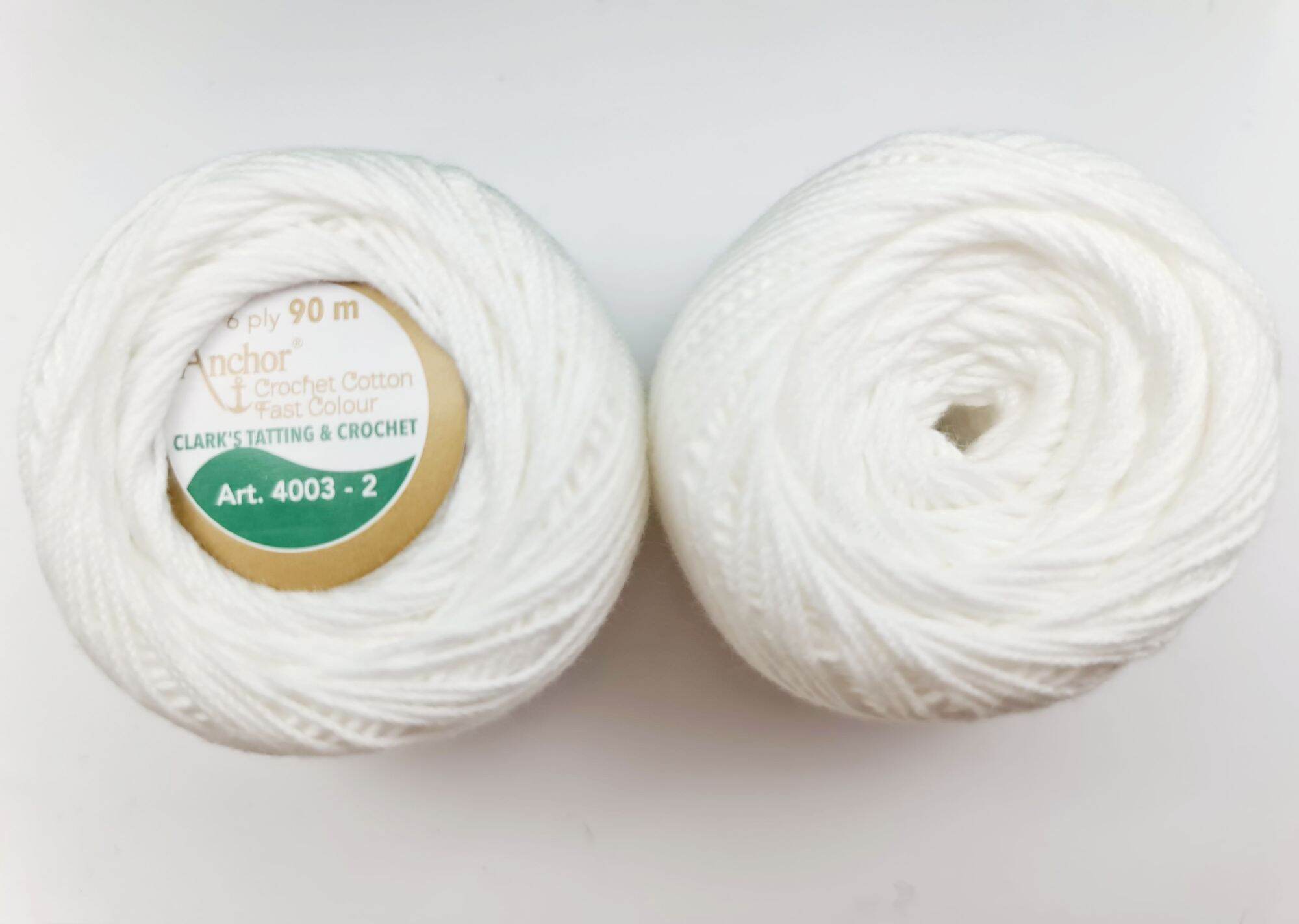 Anchor Embroidery Thread, White