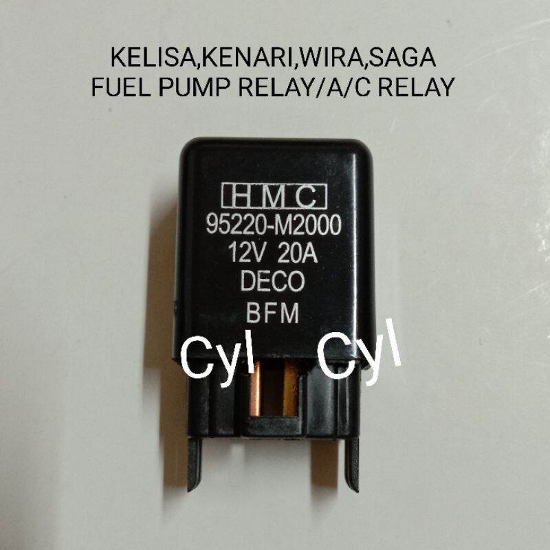 Kelisa,Kenari,Wira,Saga Fuel Pump Relay/A/C Relay Lazada