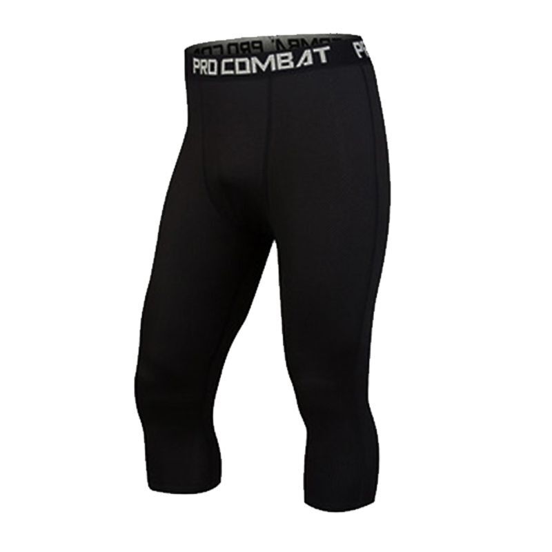 ¾Tight pants Compression Pants Training Men Long Pants Running Sports  Seluar Panjang Tight Men Women PRO COMBAT 7分篮球紧身裤