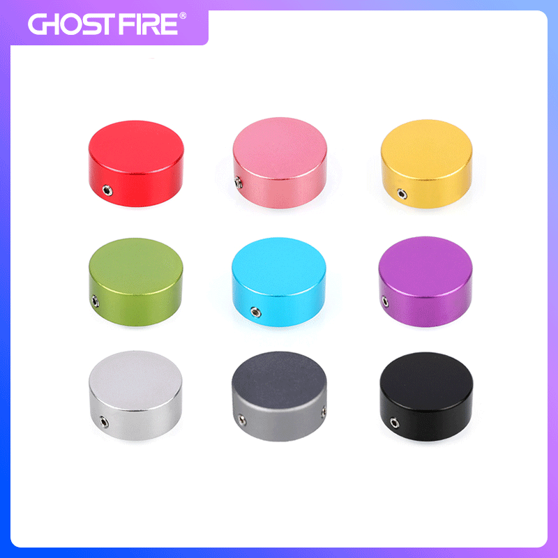 GHOSTFIRE Guitar Effect Pedal Footswitch Foot Nail Cap Pad Cover Aluminum Tools Parts Foot Switch Toppers Knob Accessories ราคา 802 บาท*ส่งฟรี