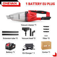 Onevan 3 trong 1 điện máy hút bụi không dây 12kpa Máy hút bụi xe hơi 600ml Máy hút bụi cầm tay với 3 bộ lọc cho Makita 18V pin Pin
