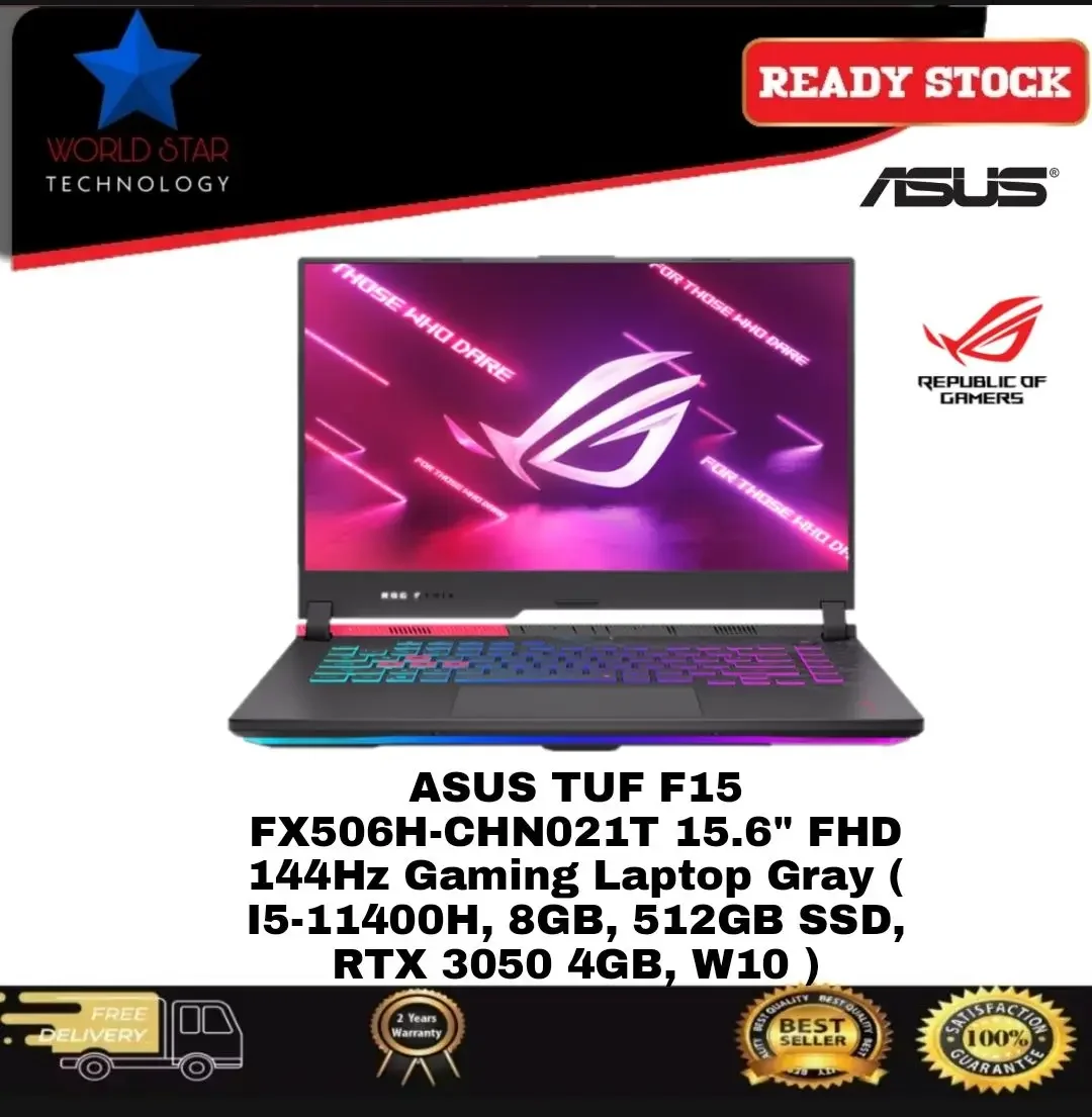 Asus ROG Strix G15 G513Q-CHN096T 15.6'' FHD 144Hz Gaming Laptop Pink ( Ryzen 7 5800H, 8GB, 512GB SSD, RTX3050 4GB, W10 )