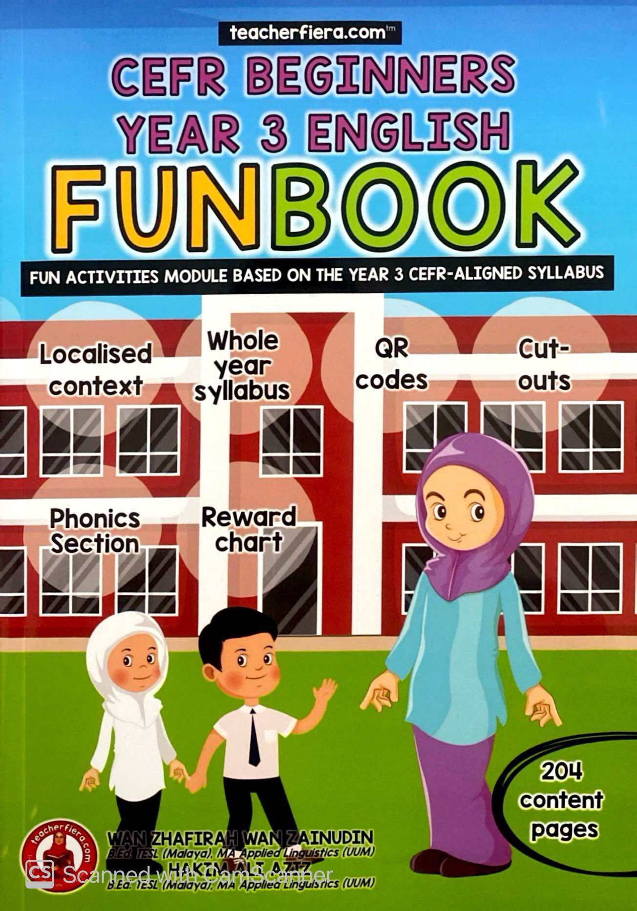 TEACHERFIERA CEFR BEGINNERS YEAR 1,2,3,4,5&6 ENGLISH FUNBOOK. 