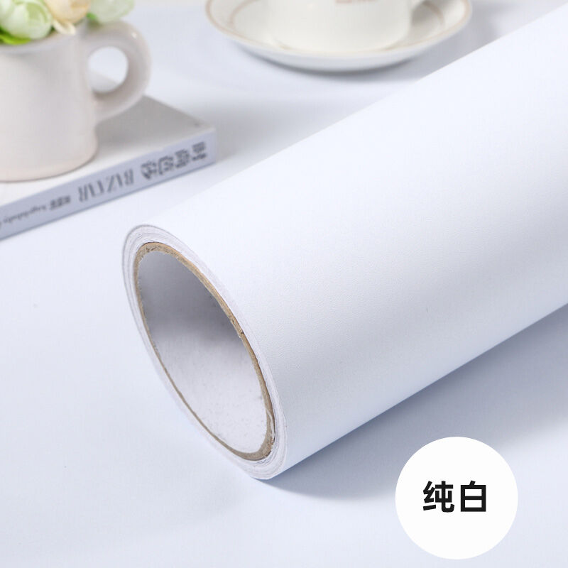 Thick Solid Color Wallpaper Plain Color Self-Adhesive Candy-Colored LOFTEX Boeing Film Furniture Refurbishing Sticker Dull Polish Waterproof Adhesive Paper