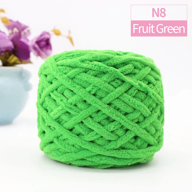 QJH Chunky Blanket Knitting Yarn Luxury Thick Polyester Jumbo Weaving Crochet Craft Yarns for Throw Blanket Pillows 100g/1Ball