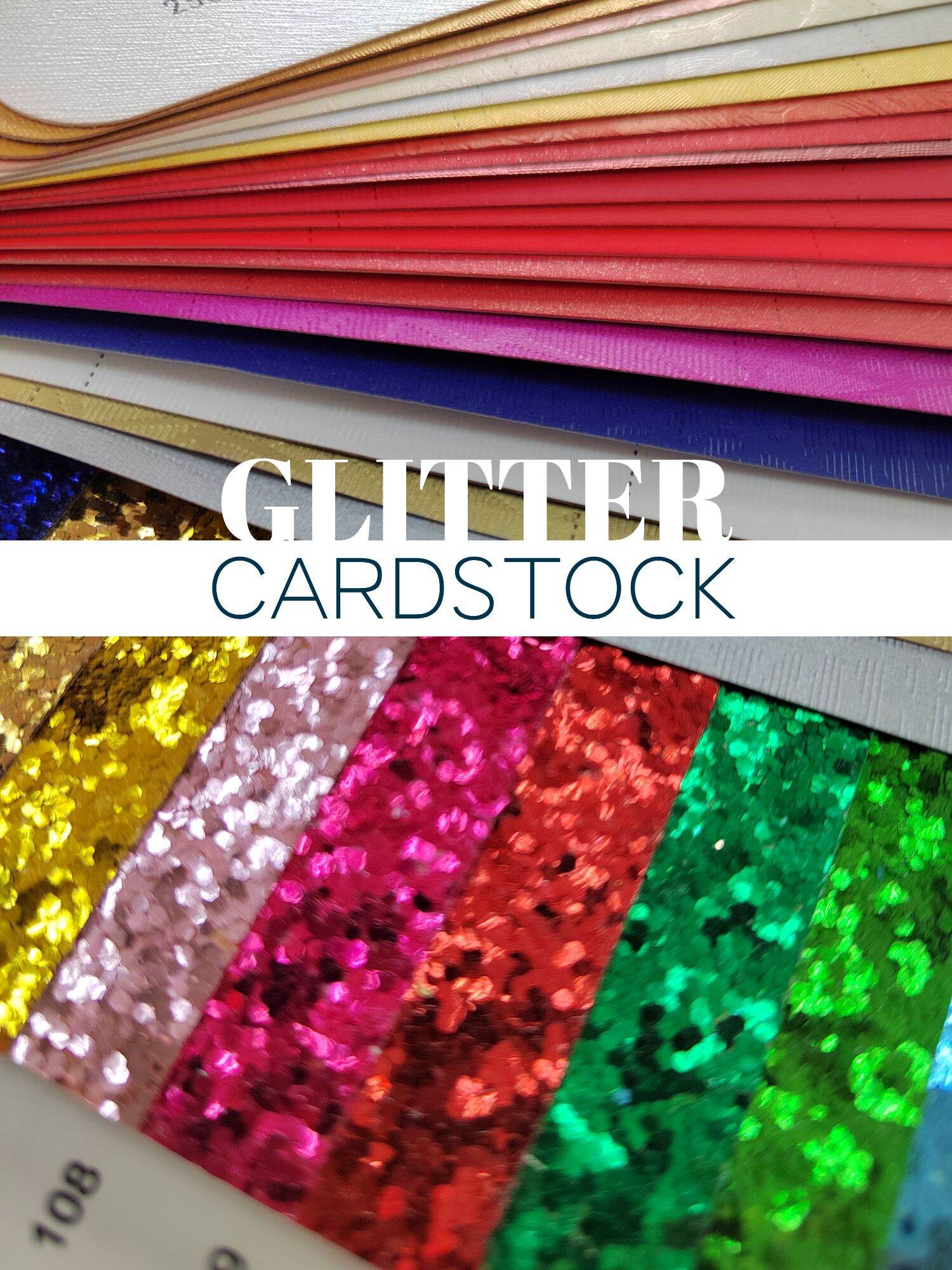 30-Pack Metallic Holographic Cardstock Shiny Fluorescent A4 Thick