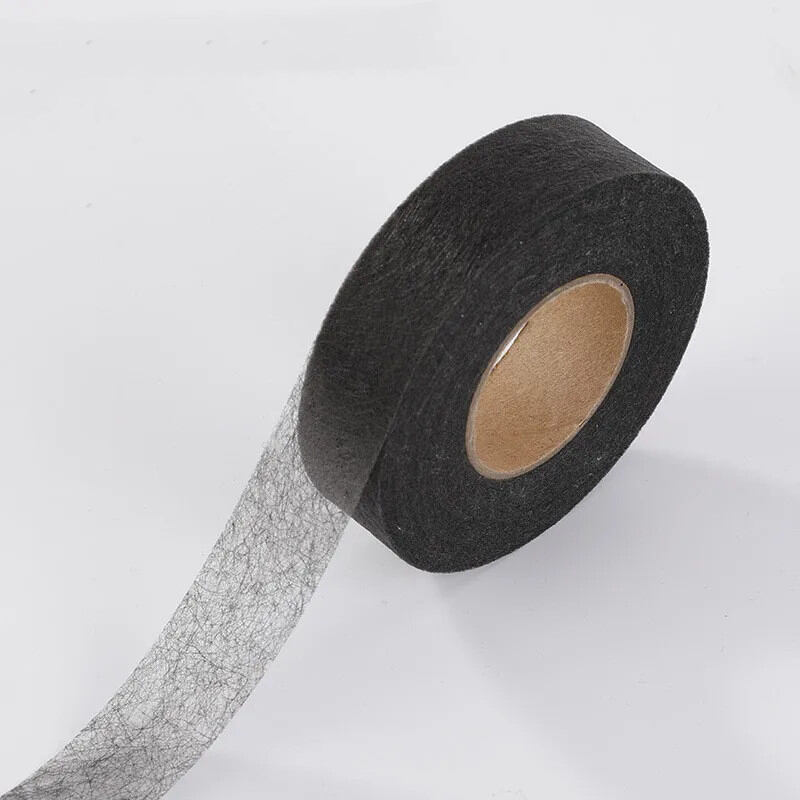 50M Double-sided Non-woven Interlining Adhesive Tape Iron on Hem Tape Edge Shorten Repair Pants for Hats Clothes DIY Sewing Tool