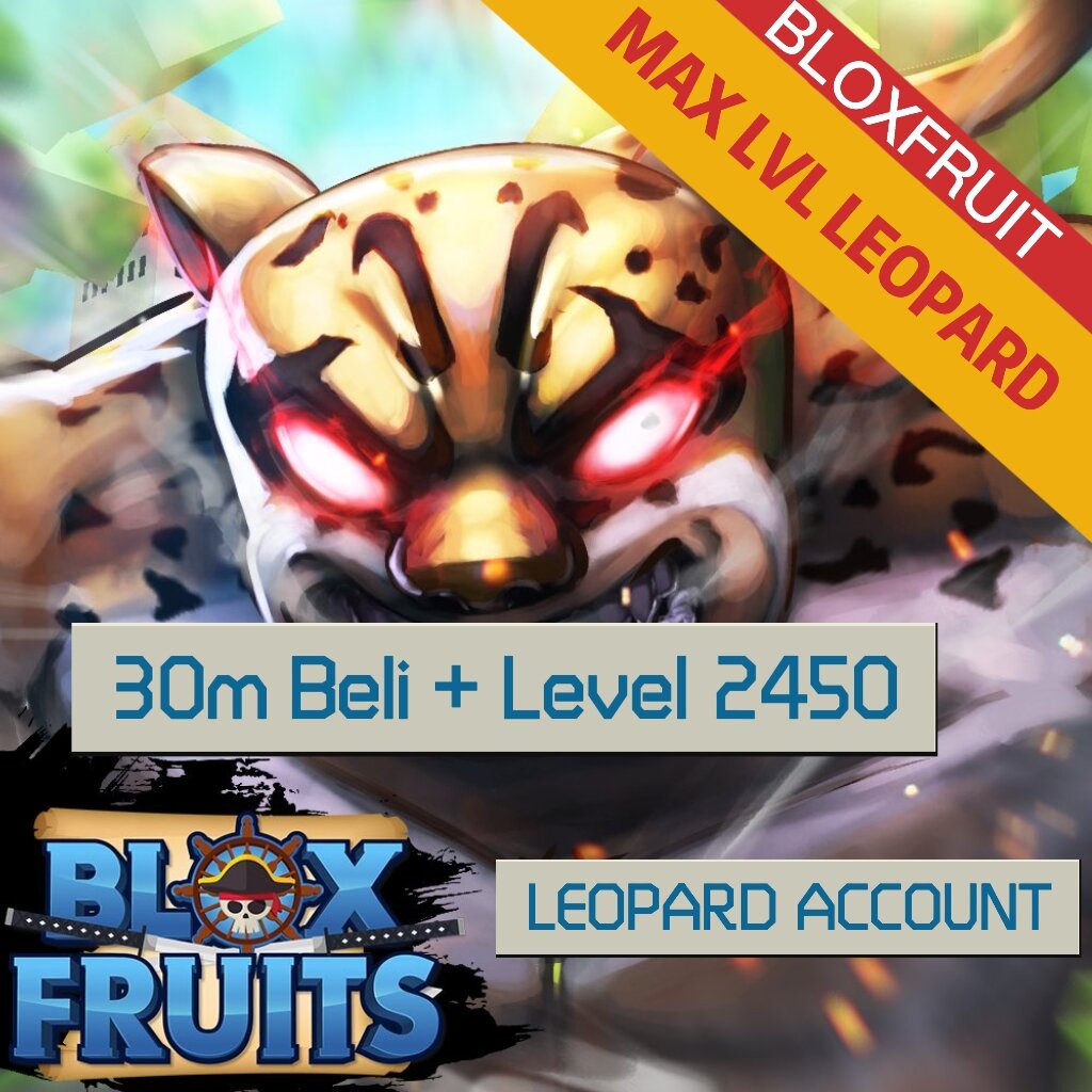 Blox Fruit (Level Max) Leopard