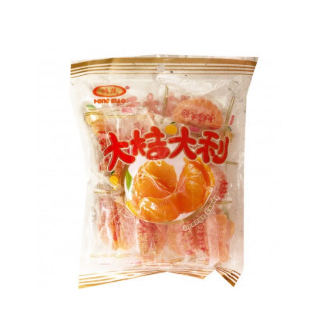 新春♦️大吉大利软糖 🍬 200g Mandarin orange gummy Candy Orange Candy 新年零食 新年糖果
