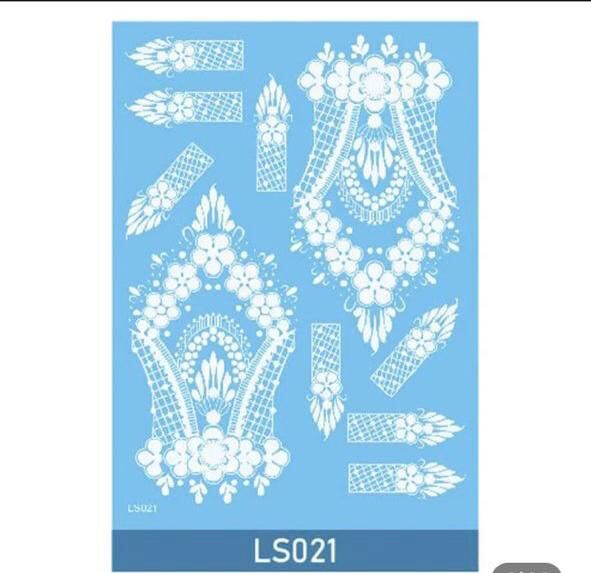 White henna stickers murah sepasang | Lazada