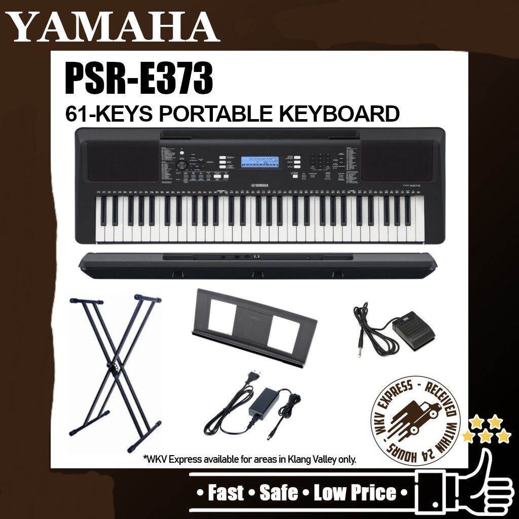 Yamaha Keyboards PSR-E373 61-Keys Portable Beginner Keyboard Original Package (E373/ PSRE373/ PSR373) Malaysia