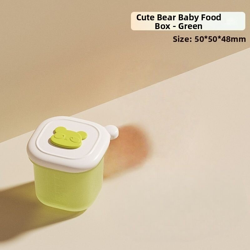 SHENGBEIQI | Food Storage Box for Infants with Compartments and Partitioned Storage Function