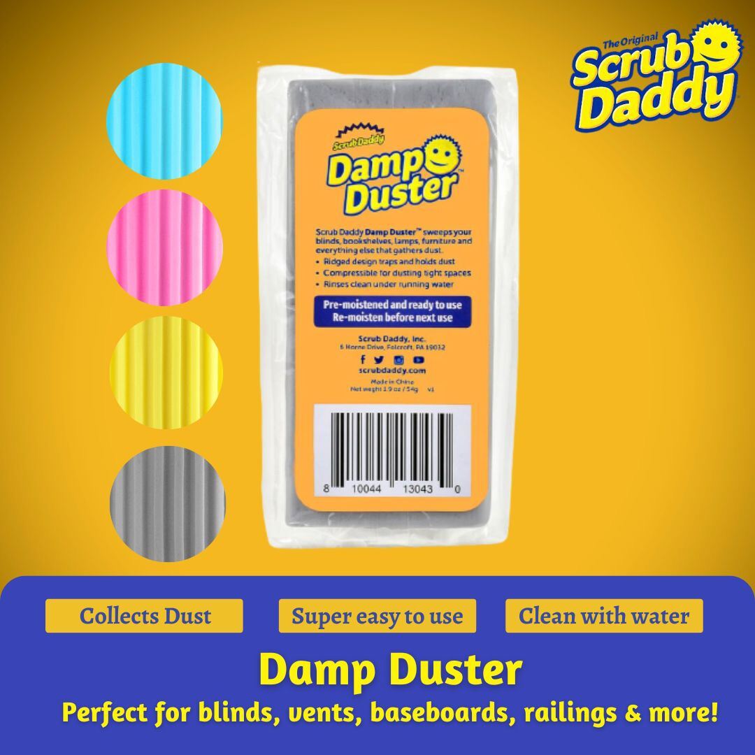 have you tried the Damp Duster by Scrub Daddy? #cleantok #housecleaner