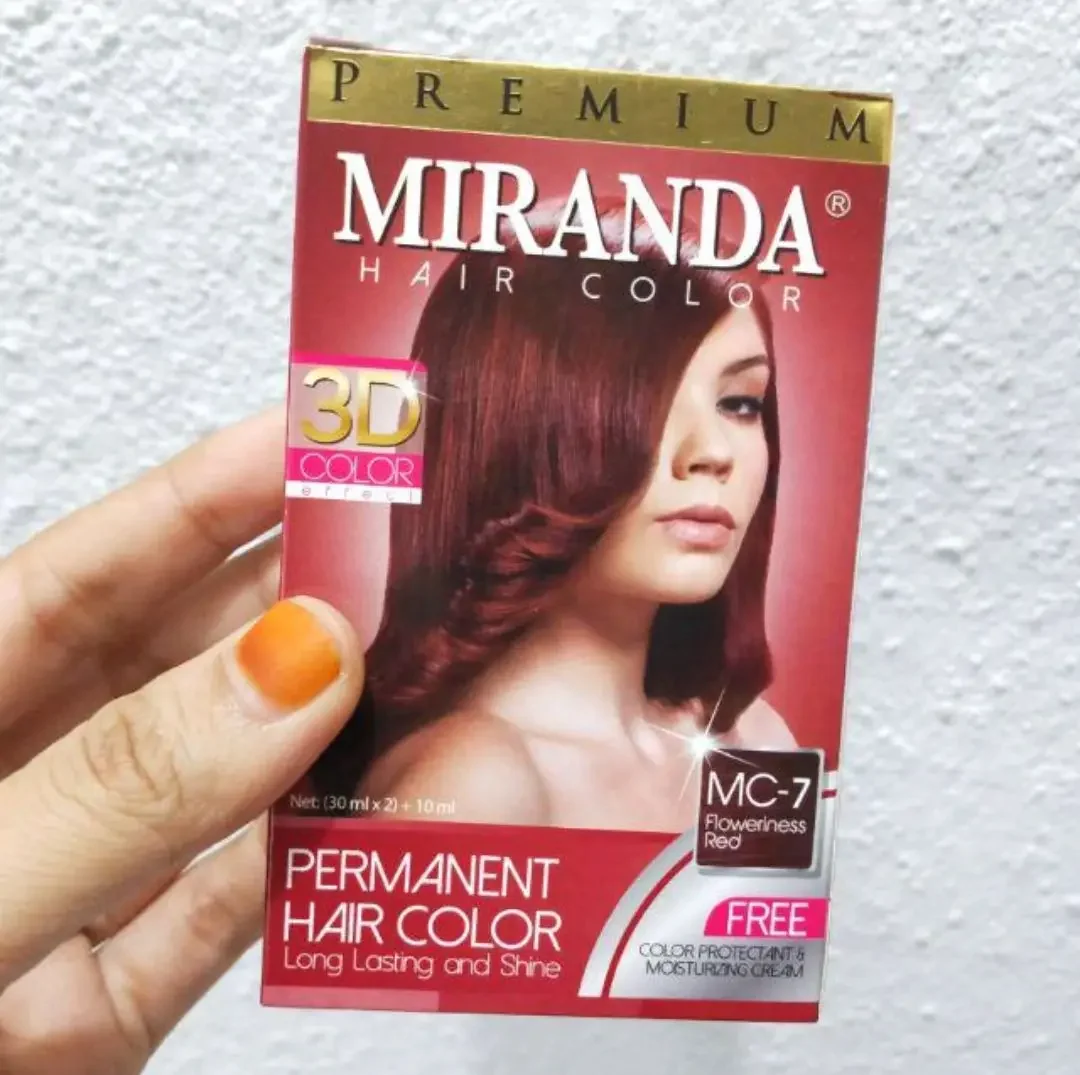 Miranda Hair Color Pewarna Rambut Floweriness Red