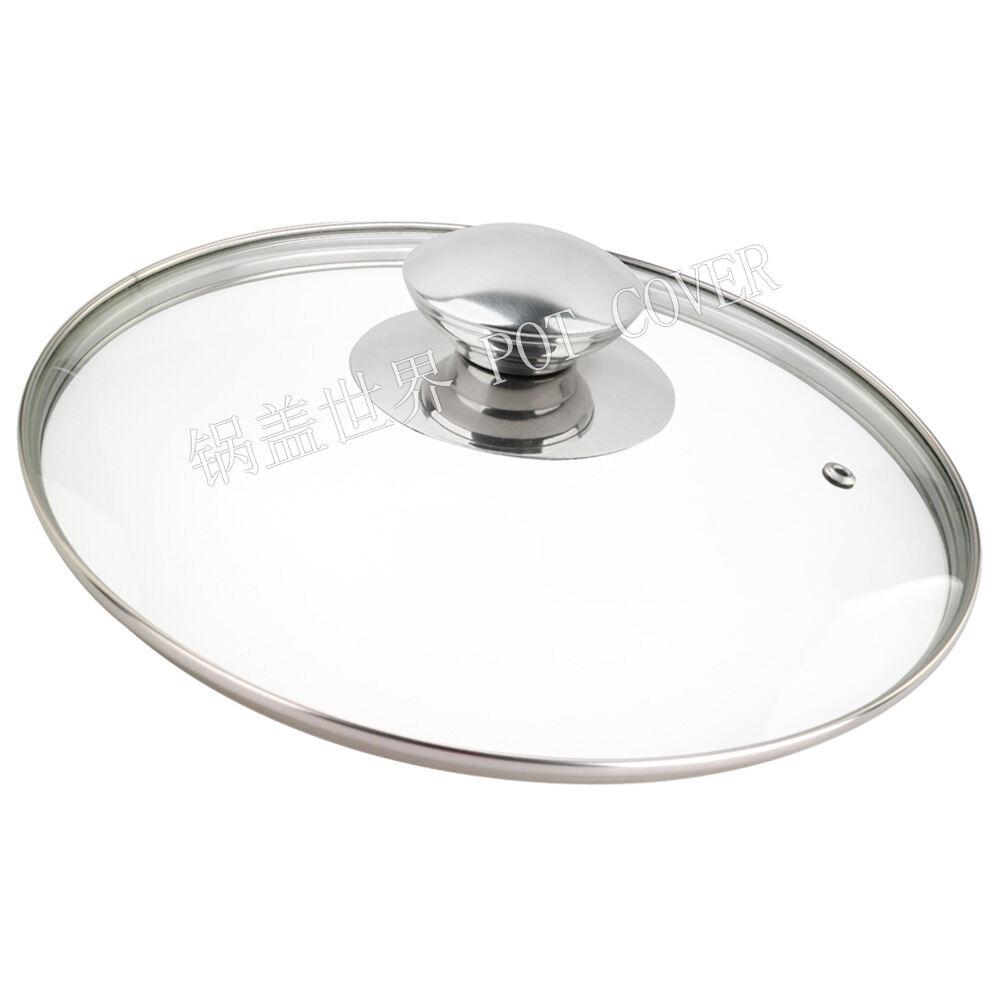 G Style Visual Pot Cover Glass Lid 12 14 16 18 Natural 20 22 24 26 28