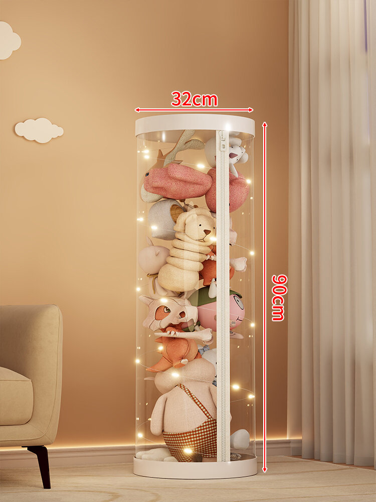 Transparent Toy Storage Bucket