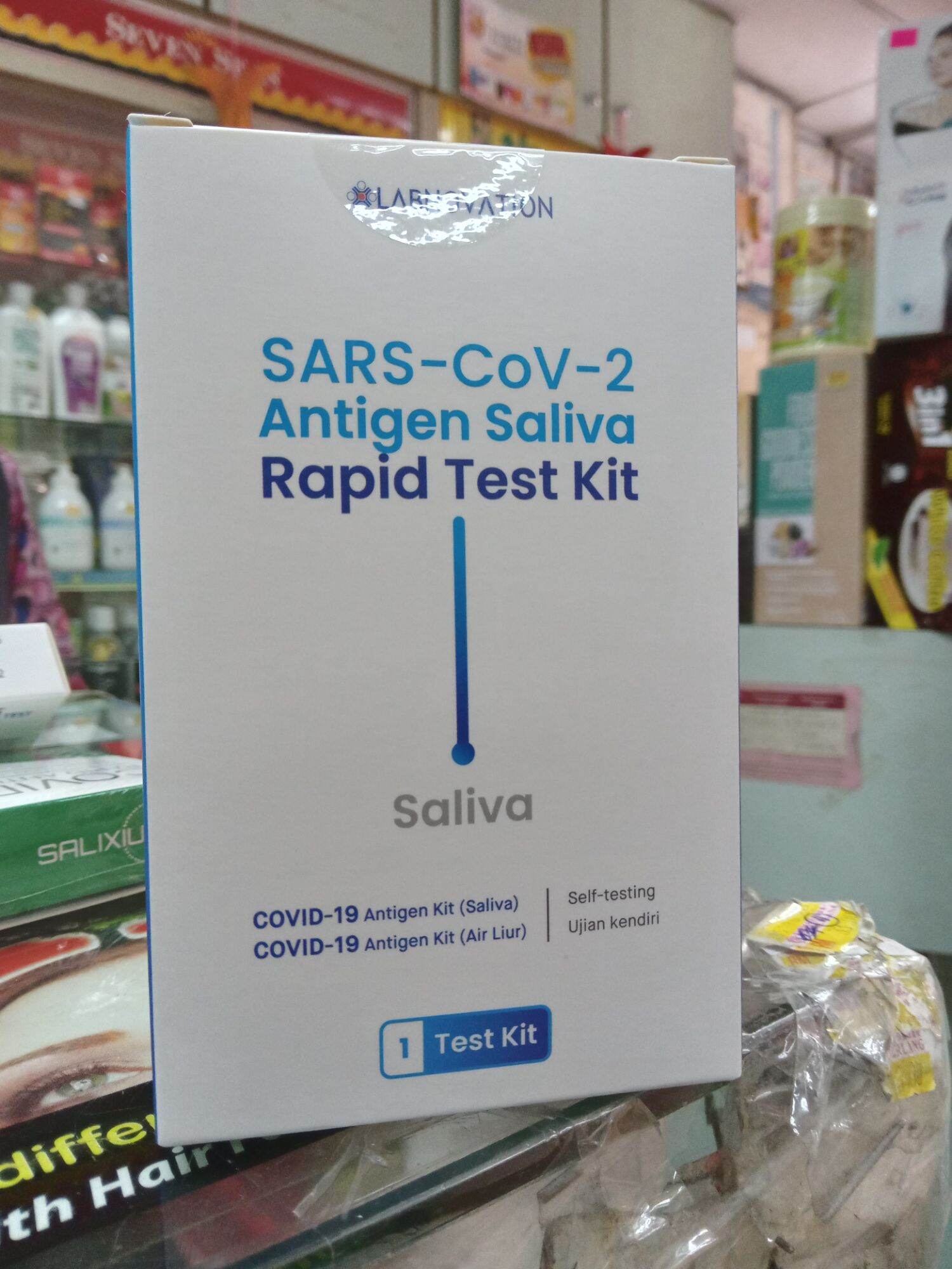 Labnovation SARSCOV2 Antigen Saliva Rapid Test kit (saliva) Lazada