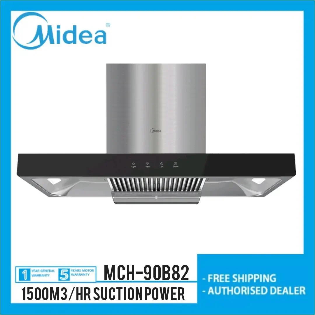 MIDEA MCH-90B82 COOKER HOOD WITH HIGH SUCTION POWER 1500m3/h