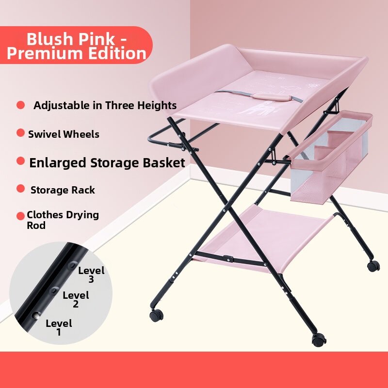 Multi-functional Foldable Diaper Changing Table
