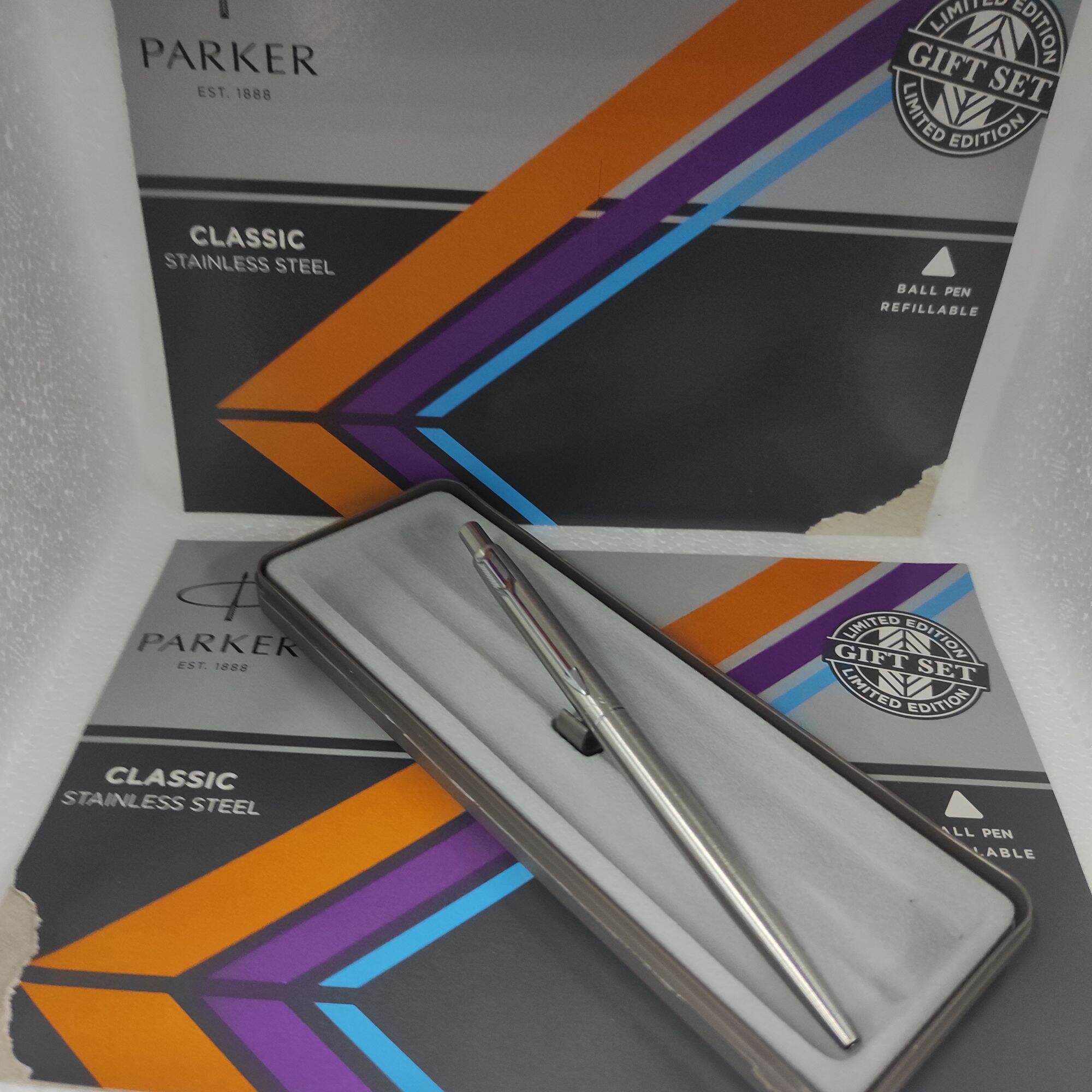 PARKER CLASSIC STAINLESS STEEL BALL PEN Lazada