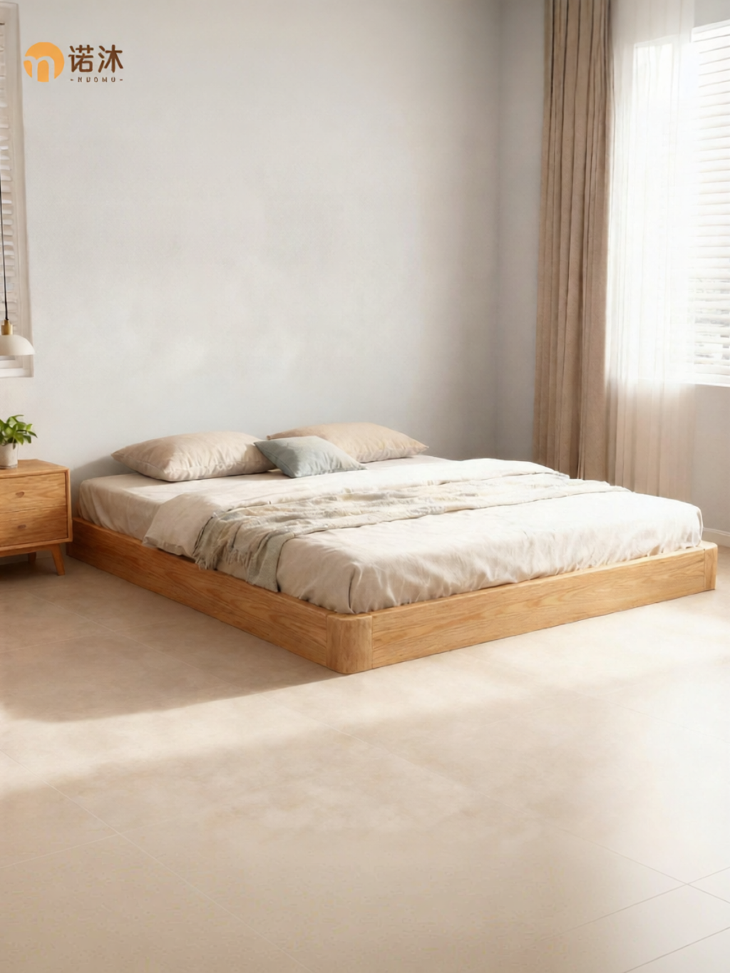 NUOMU | Solid Wood Space-saving Tatami Bed Platform - Jenama NUOMU Harga 2,999 Ringgit*Penghantaran Percuma