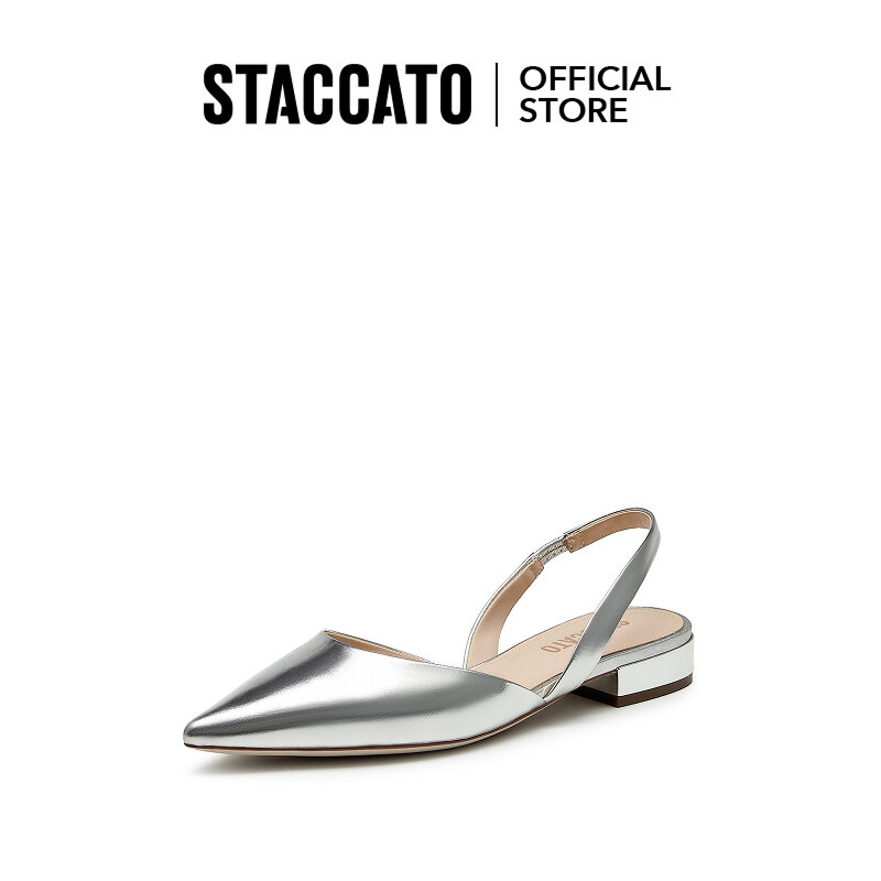 Staccato Women's Slingback Heels Pointed Toe Low Heels Flat Shoes S5024 ราคา 3,450 บาท*ส่งฟรี