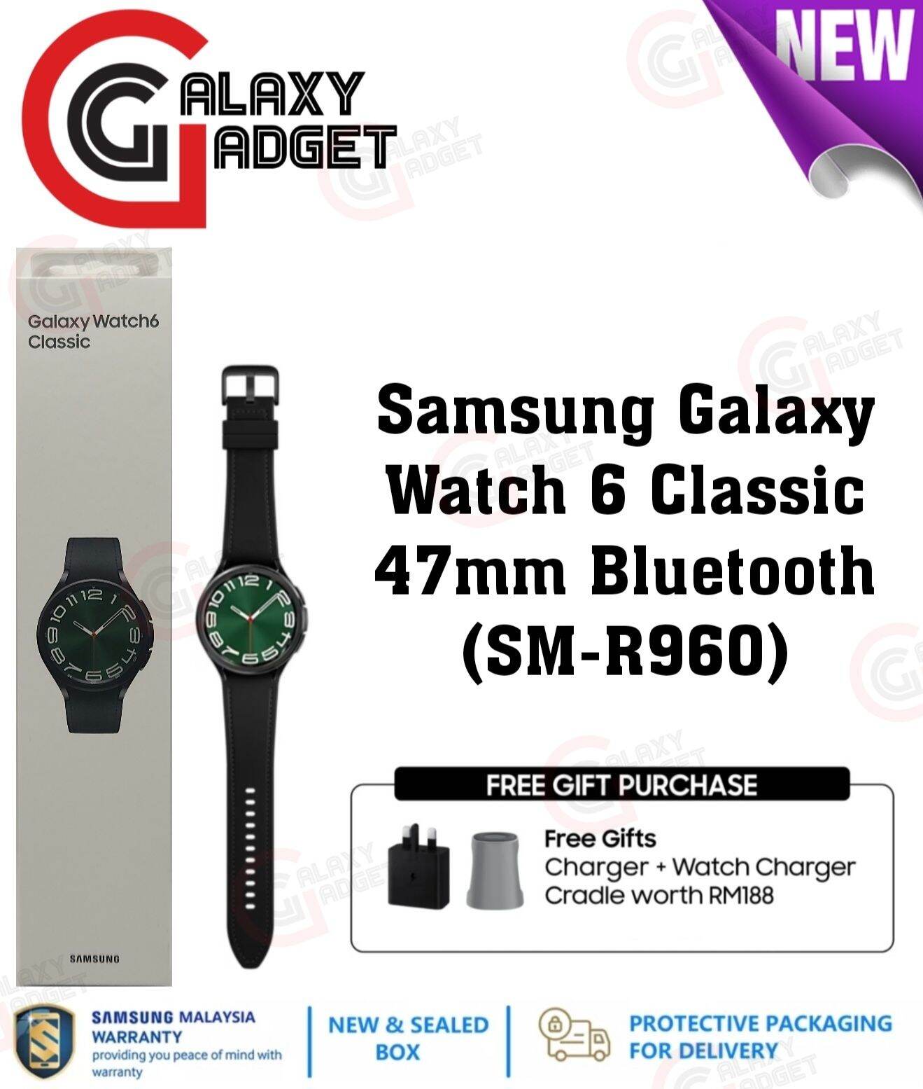 Original Samsung Galaxy Watch 6 Classic 47mm Bluetooth (SMR960) Lazada