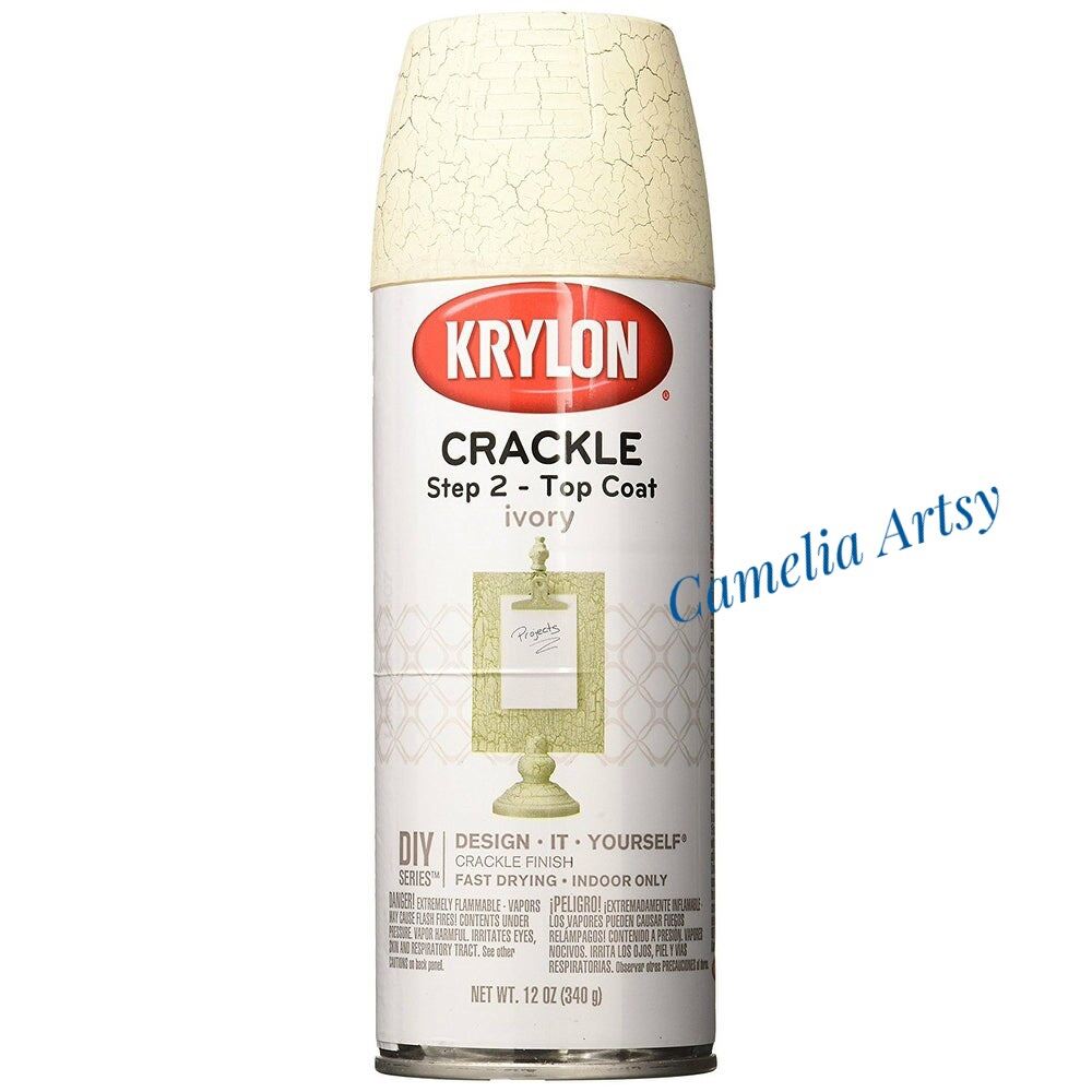 krylon crackle spray paint step 1