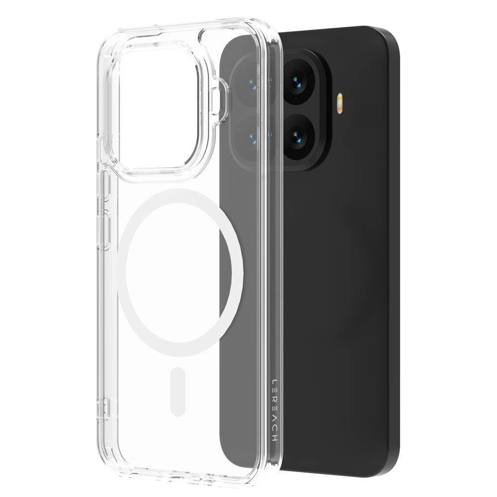 Lereach for Xiaomi 17T 5G Case Slim Minimalist Transparent Camera Protection Shockproof Back Cover
