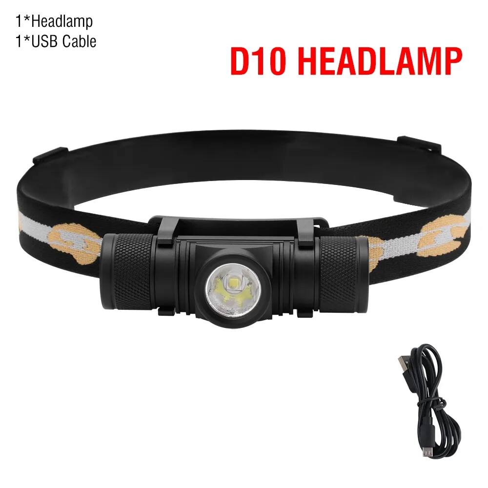 BORUiT BR15 2000LM 15*LEDs Powerful Headlamp Type-C Rechargeable 2200mAh Headlight Waterproof Outdoor Camping Head Torch - View #2