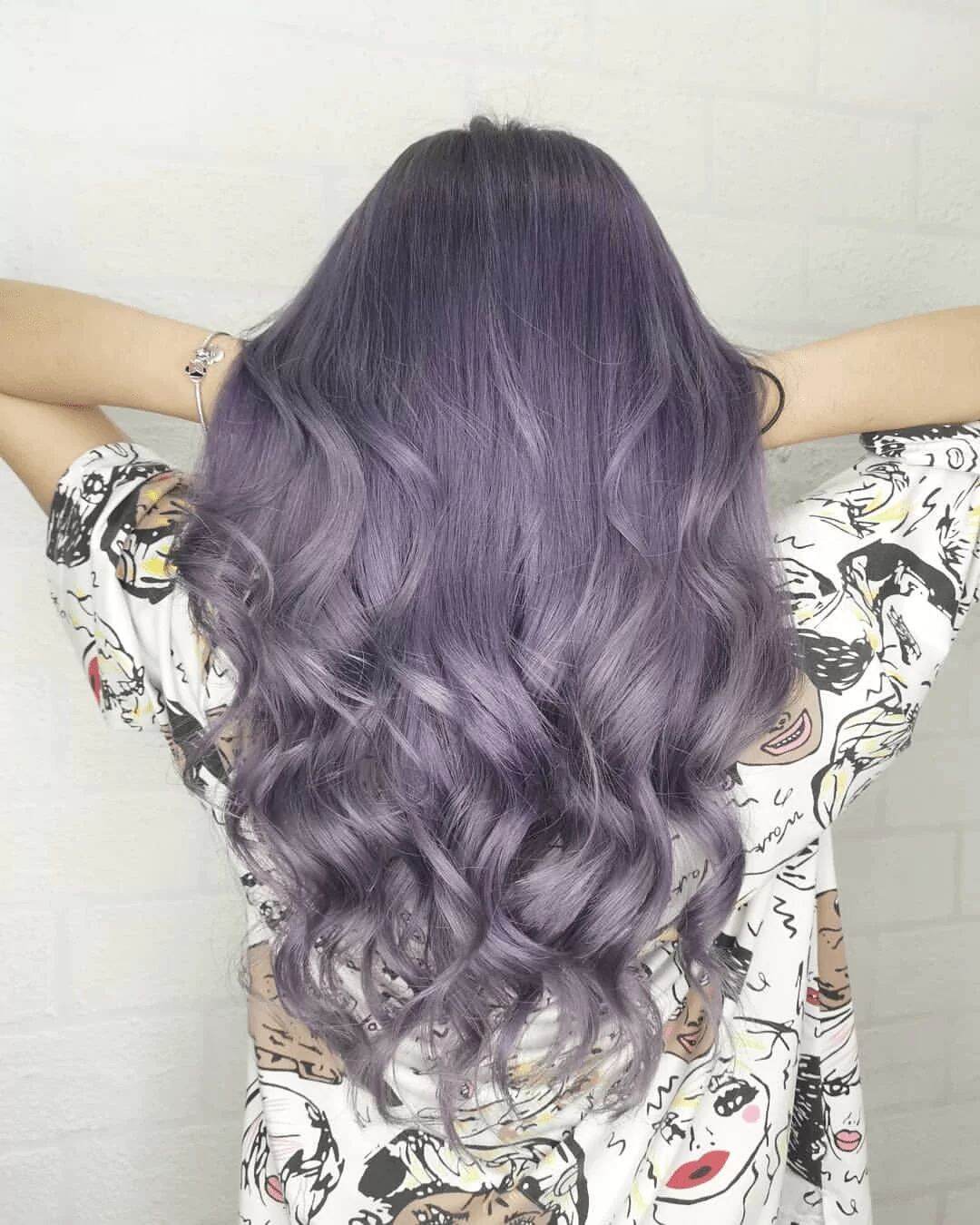 HAIR COLOUR DYE Purple Grey / ASH PURPLE / Platinum blonde PURPLE 烟熏紫色 30ML  REPACK | Lazada