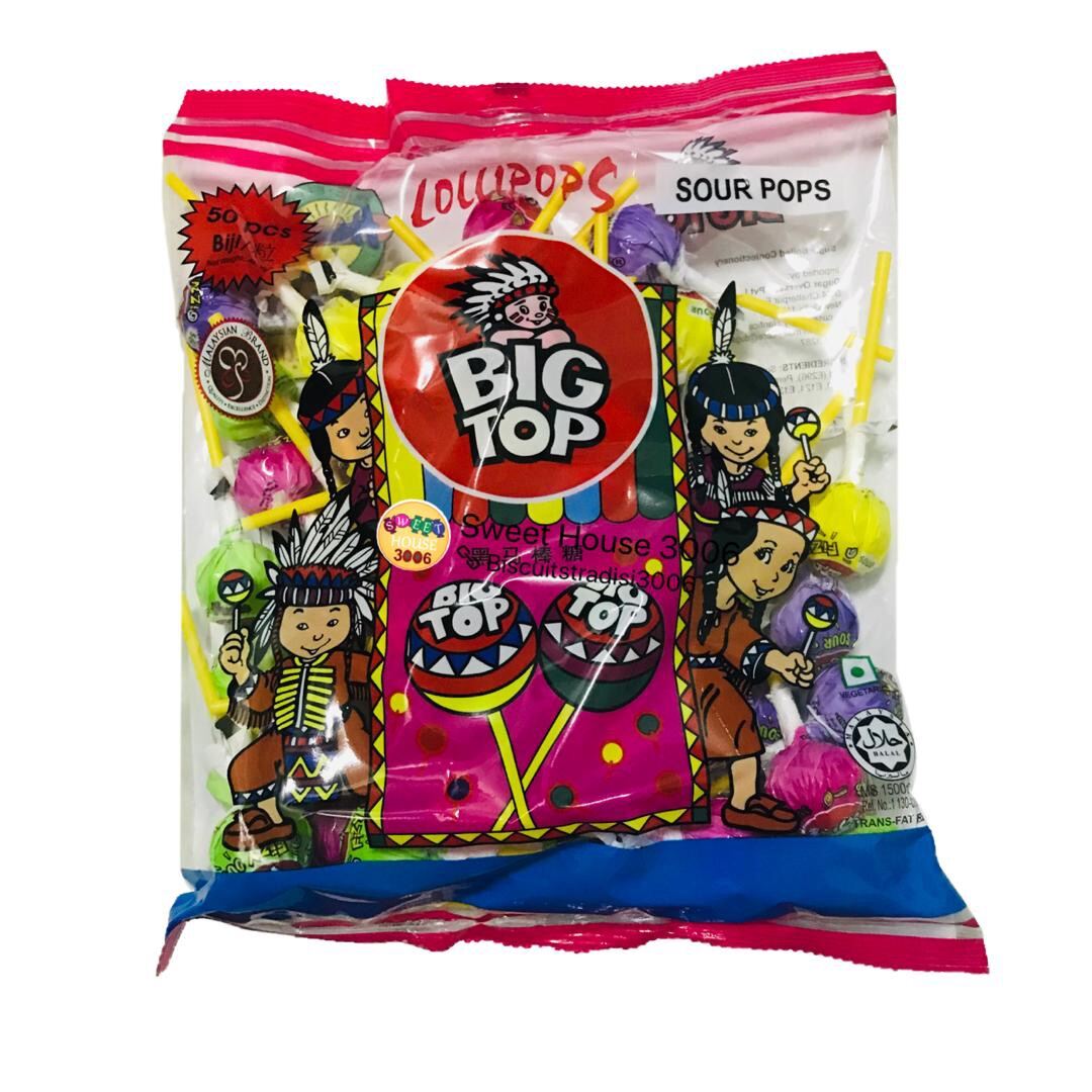 (Big Top)Lollipop Sour Lazada