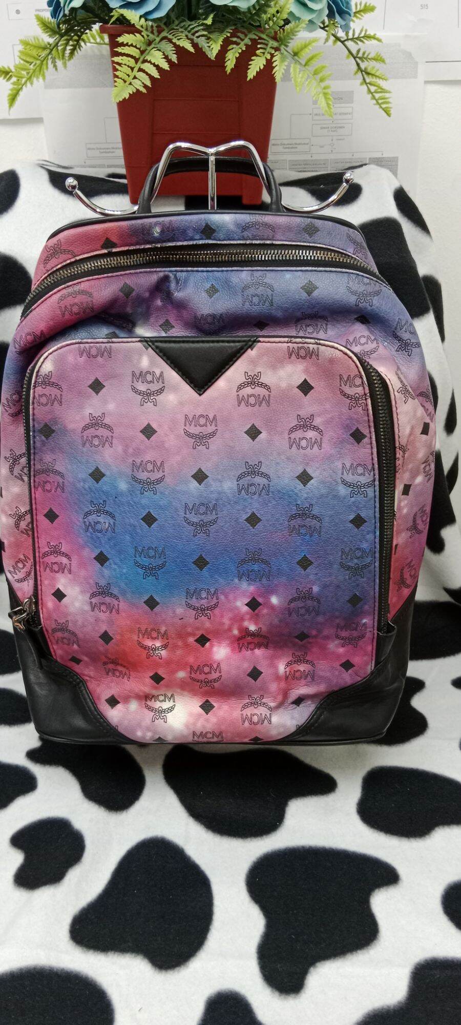 Bundle MCM Backpack Laptop 15inci Multicolor Lazada