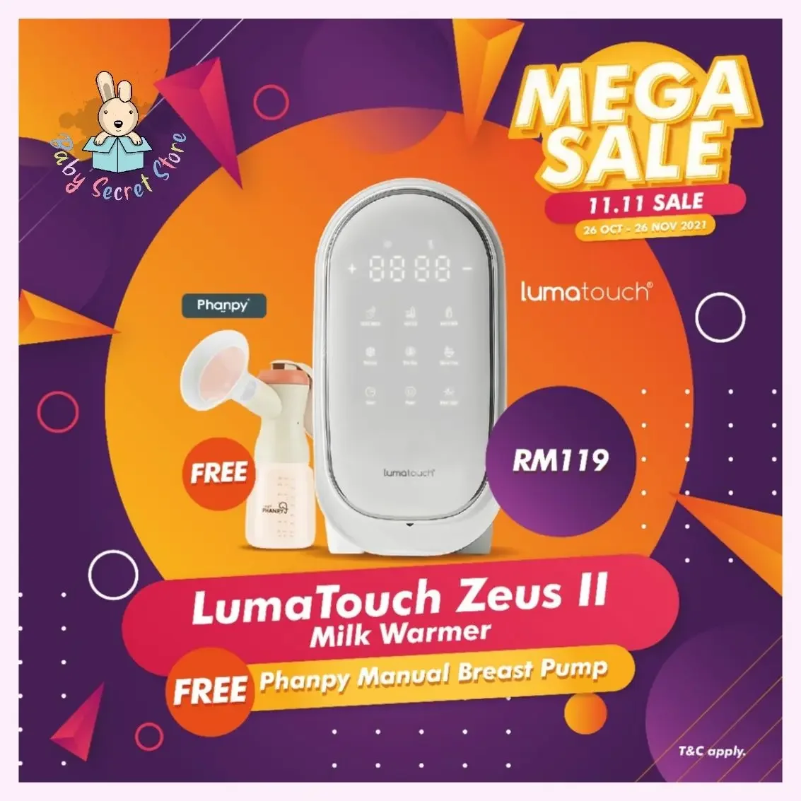 [NEW] Lumatouch Zeus II Baby Multifunction Milk Warmer