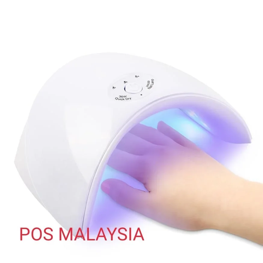 malaysia ready stock 36W Nail Dryer LED UV Lamp USB Nail Art Curing for UV Gel Polish Manicure Tools