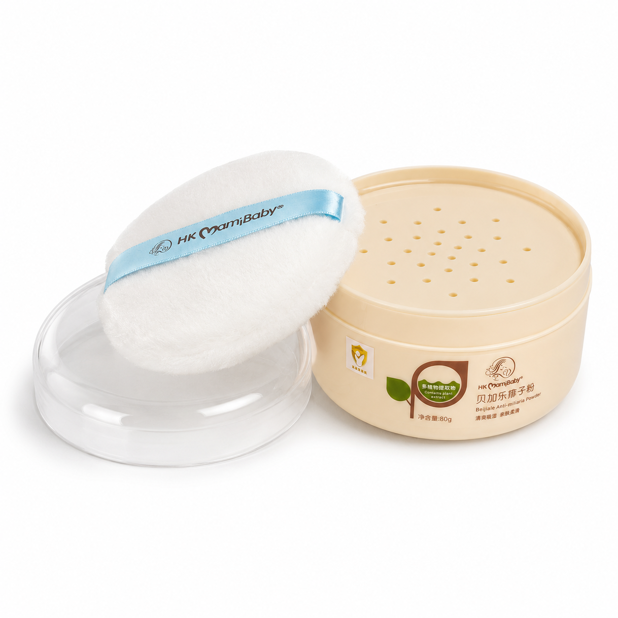 [Relieve prickly heat]HKMAMIBABY BEGALLE Prickly Heat Baby Powder 80g | Talc-Free Cornstarch After-Bath Powder for Dry & Fresh Skin Comfort | Helps Reduce Heat Rash & Sweat Stickiness | Gentle Care for Baby & Kids Sensitive Skin