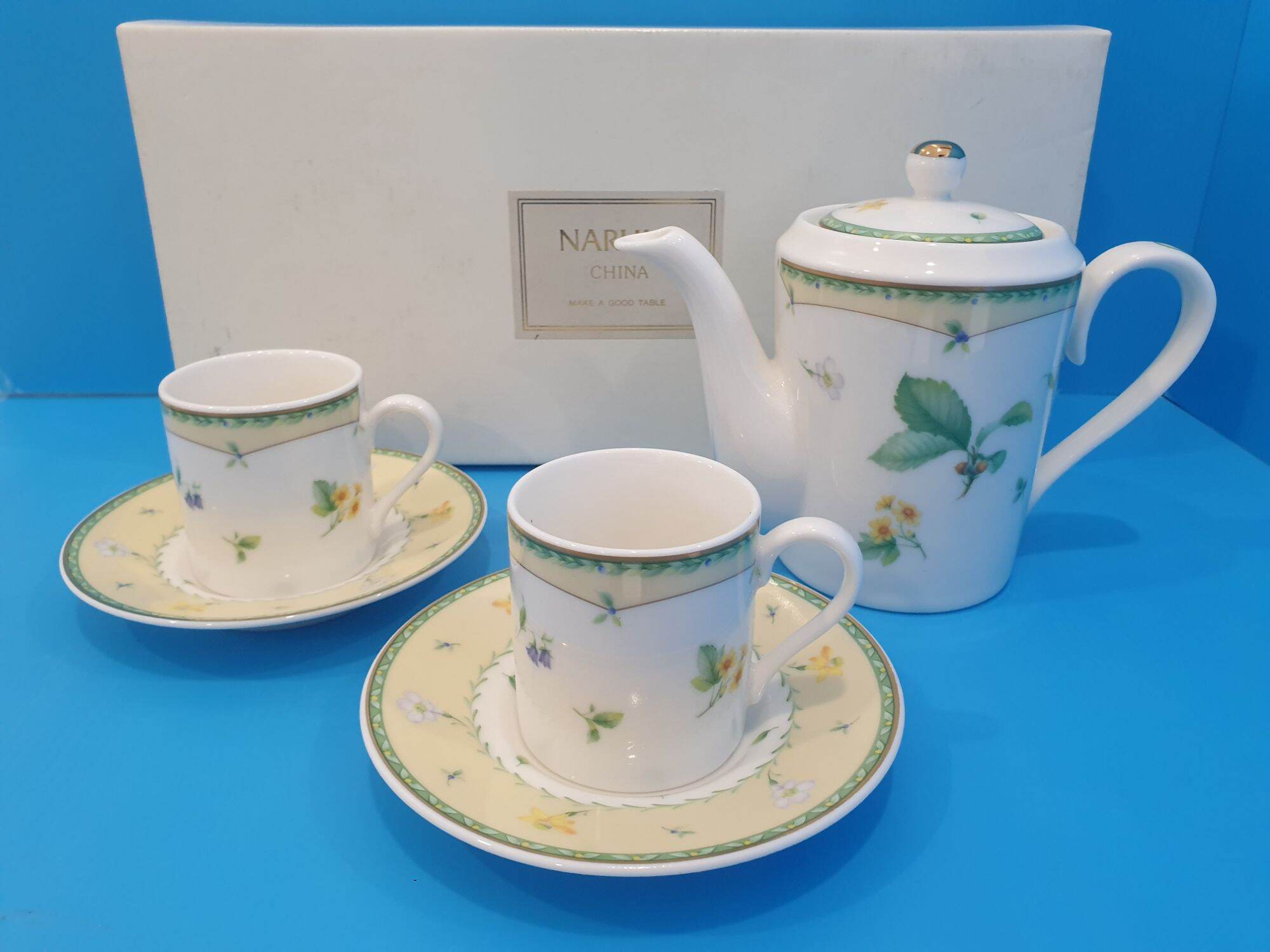 NARUMI CHINA 🇯🇵 Teapot, Cup & Saucer Set Lazada