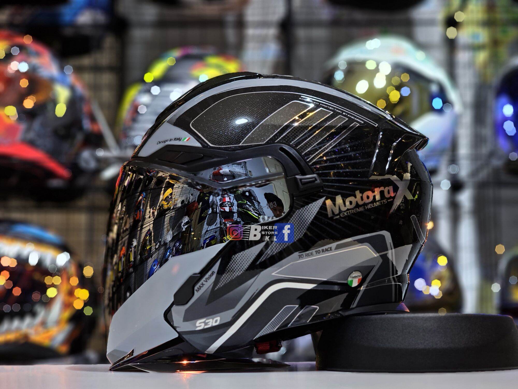 Original Aim Rush Carbon Full Face Helmet Lazada