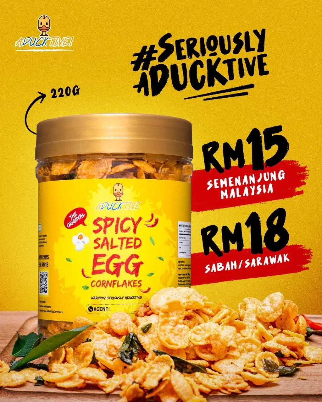 Aducktive Cornflakes Salted Egg